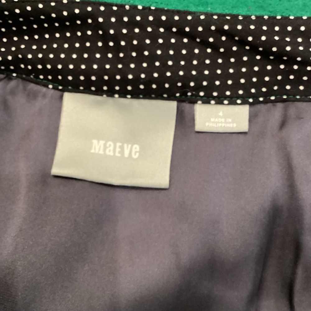Anthropologie | Maeve | Green Wool Blend Skirt | 4 - Picture 11 of 12
